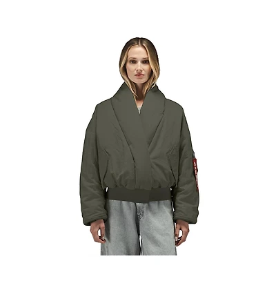 Alpha Industries Women's Shawl Collar Flight Jacket W