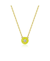 Anna Zuckerman Petit Cupcake Necklace in Yellow