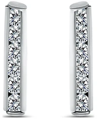 Giani Bernini Cubic Zirconia Set Bar Post Earrings (5/8 ct. t.w.) 18K Gold Over Sterling Silver, Macy's Exclusive