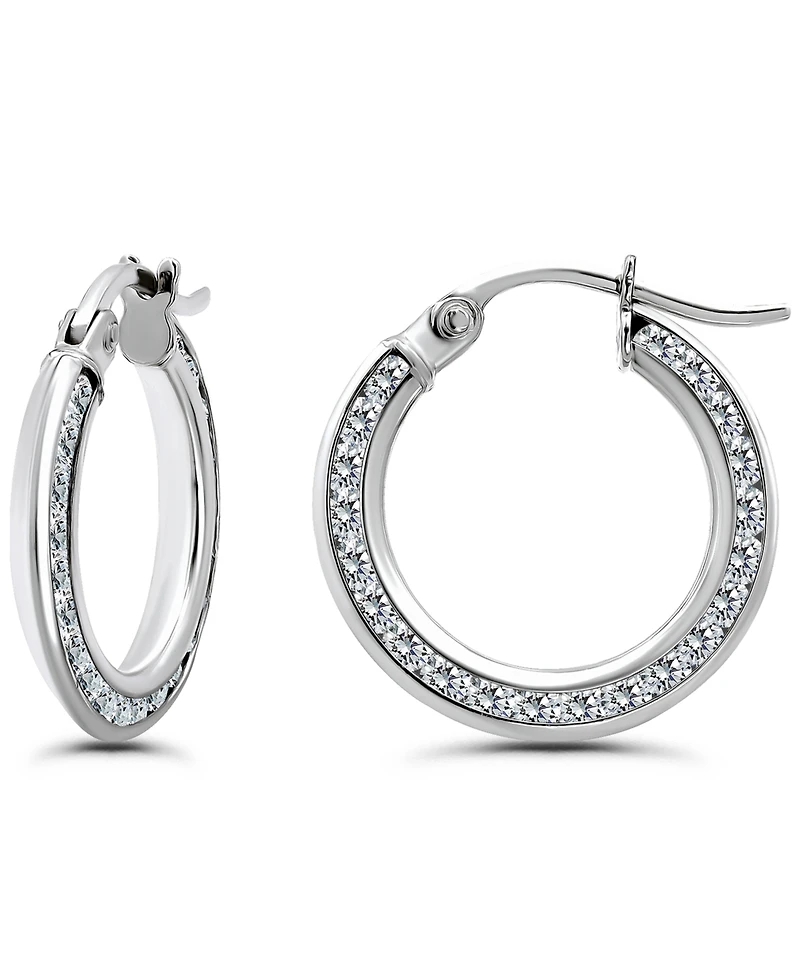 Giani Bernini Cubic Zirconia Hoop Earrings (2 ct. t.w.) 18K Gold Over Sterling Silver, Macy's Exclusive