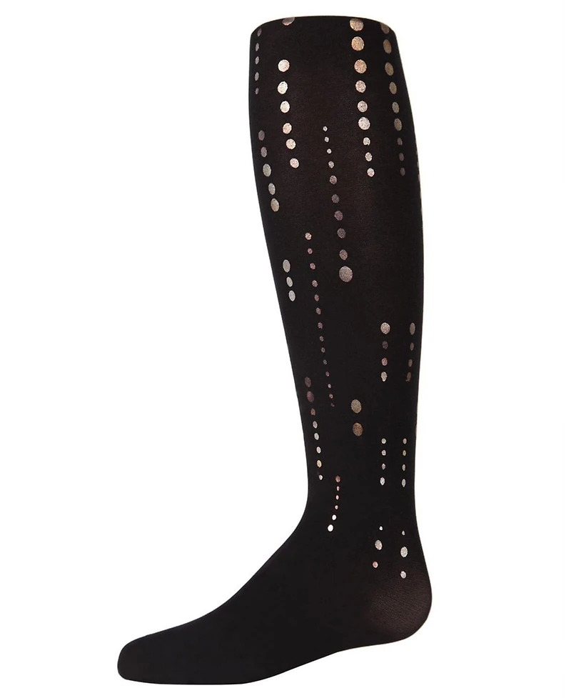 Memoi Girls Retro Halftone Polka Dot Tights