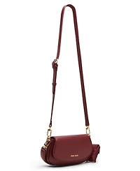 Anne Klein Three Straps Small Saddle Bag