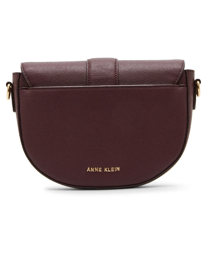 Anne Klein Covered Buckle Small Crossbody Bag