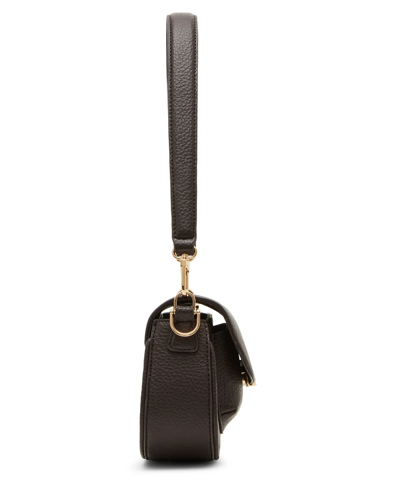 Anne Klein Sculpted Plaque East West Small Shoulder Bag
