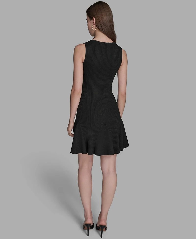 Bcbg Women's Knit Lurex Sweater Dress