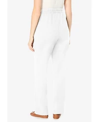 Woman Within Women's Easy Going Knit Pull-On Drawstring Pants