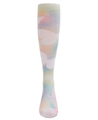 Memoi Pastel Butterfly Girls Knee High Sock
