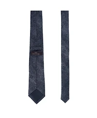 Trafalgar Men's Esteban Scrolling Vines Tone on Tone Patterned Silk Necktie