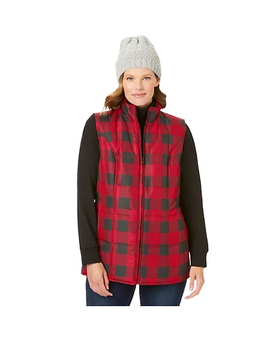 Woman Within Plus Quilted Vest