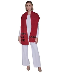 Karl Lagerfeld Paris Women's C'Est La Vie Scarf