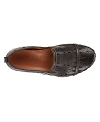 Spring Step Fusaro Laser-Cut Leather Loafers with Removable Insole
