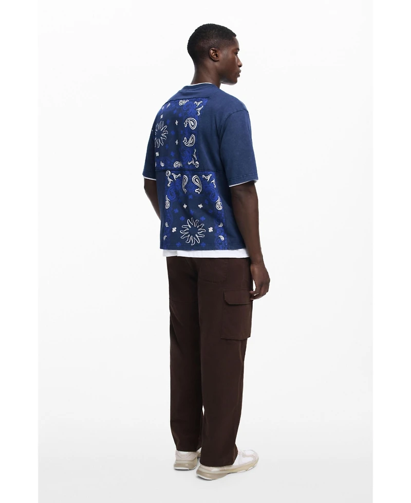 Desigual Men's T-shirt with sun patches