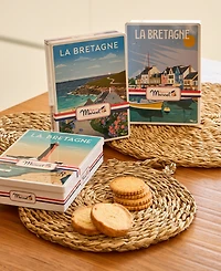 Sacre Marcel Brittany Harbour Tin with Breton Butter Shortbreads, 5.2oz