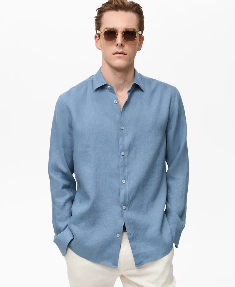 Mango Men's Linen Shirt
