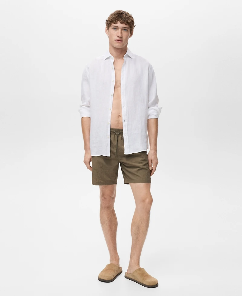 Mango Men's Basic Drawstring Swimsuit