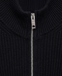 Mango Men's Cotton Perkins Neck Sweater