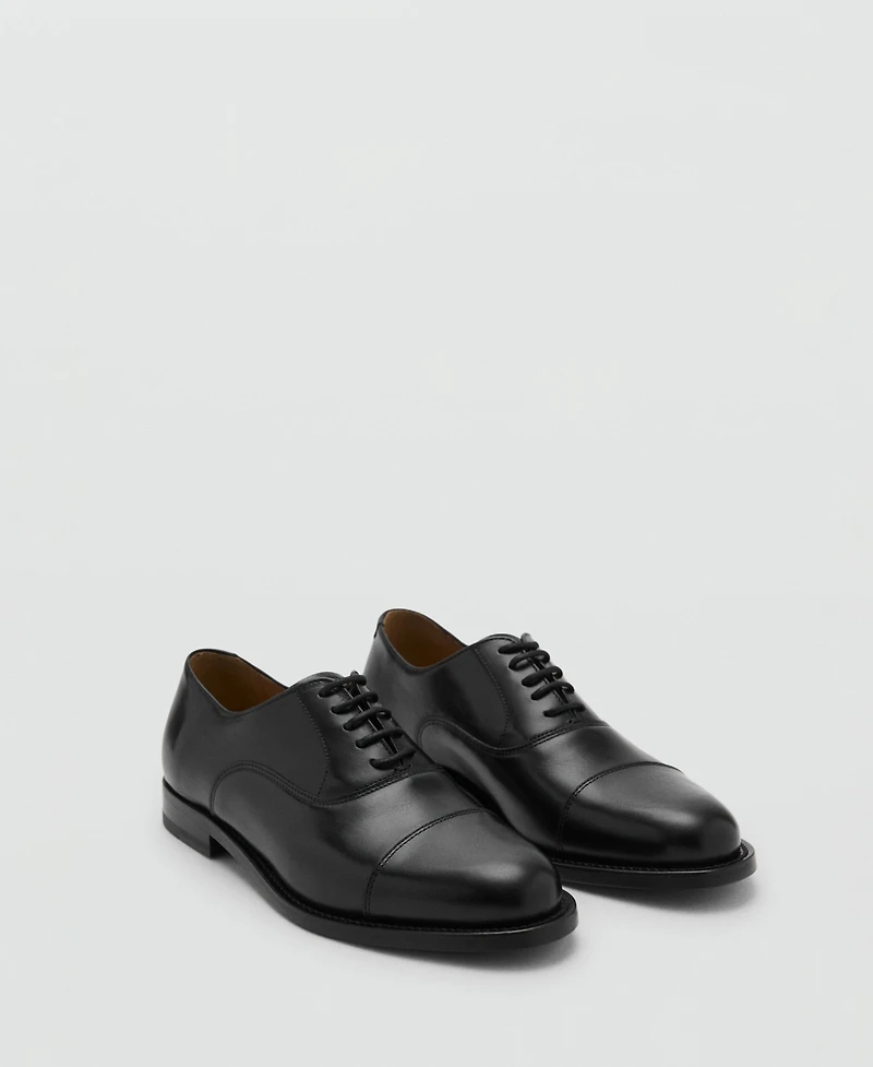 Mango Men's Oxford Style Leather Shoes