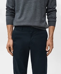 Mango Men's Dublino Slim-Fit Chino Pants
