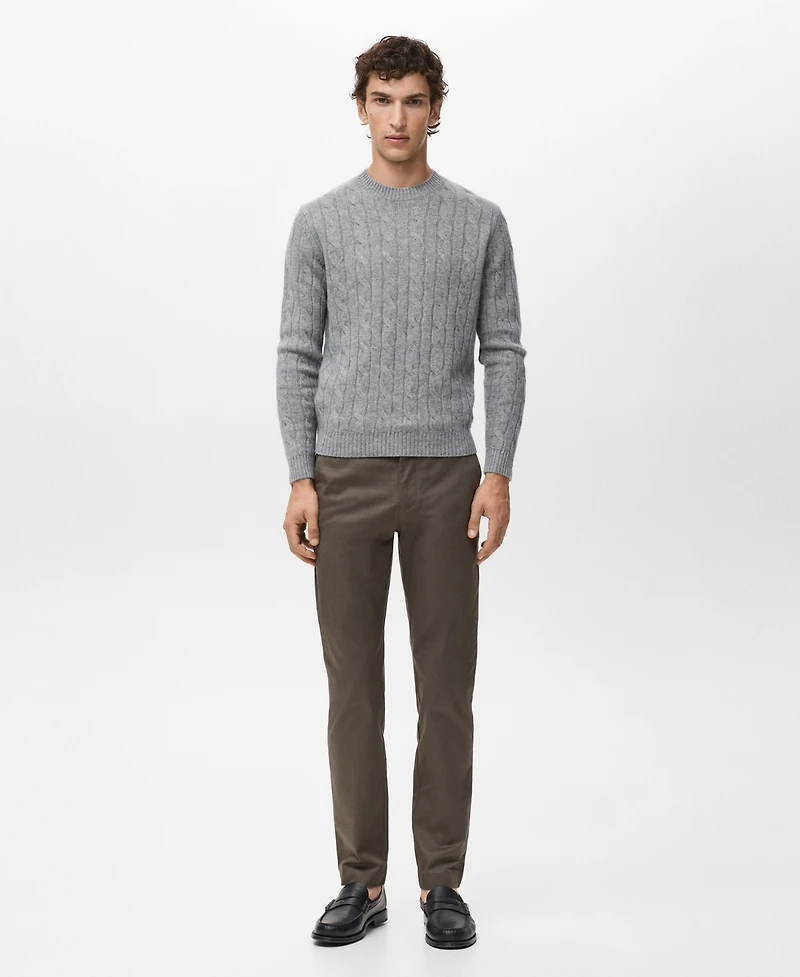 Mango Men's Dublino Slim-Fit Chino Pants