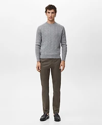 Mango Men's Dublino Slim-Fit Chino Pants