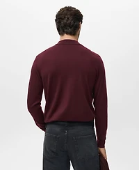 Mango Men's Wool Turtleneck Sweater