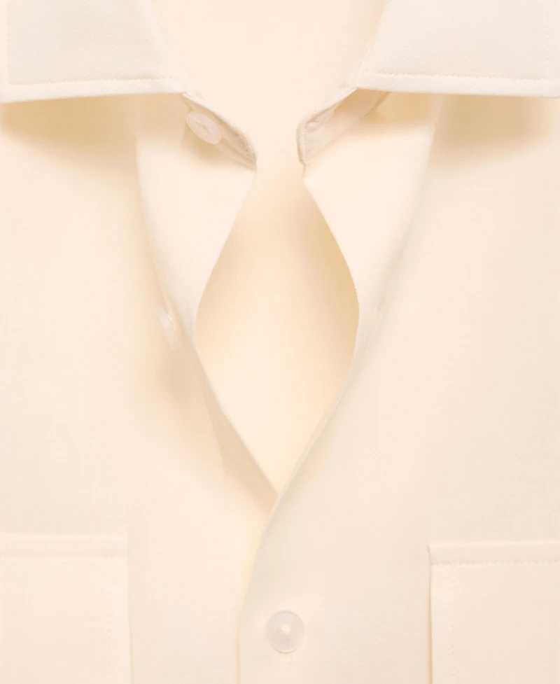 Mango Men's Regular-Fit Cotton Pocket Shirt