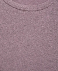 Mango Men's Linen Slim-Fit T-Shirt