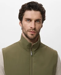 Mango Men's Reversible Water-Repellent Gilet