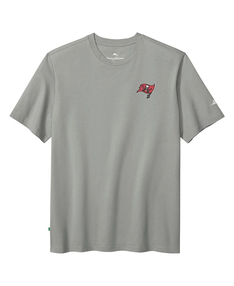 Tommy Bahama Men's Gray Tampa Bay Buccaneers Huddle Hang Tens T-Shirt