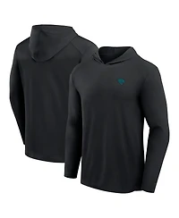 Fanatics Men's Black Jacksonville Jaguars Front Office Power Mono Long Sleeve Hoodie T-Shirt