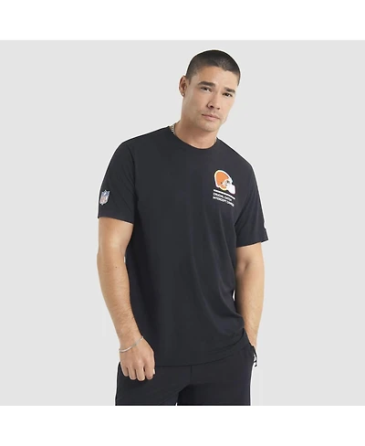 Nike Men's Black Cleveland Browns 2025 Nfl Crucial Catch Tri-Blend Dri-fit T-Shirt