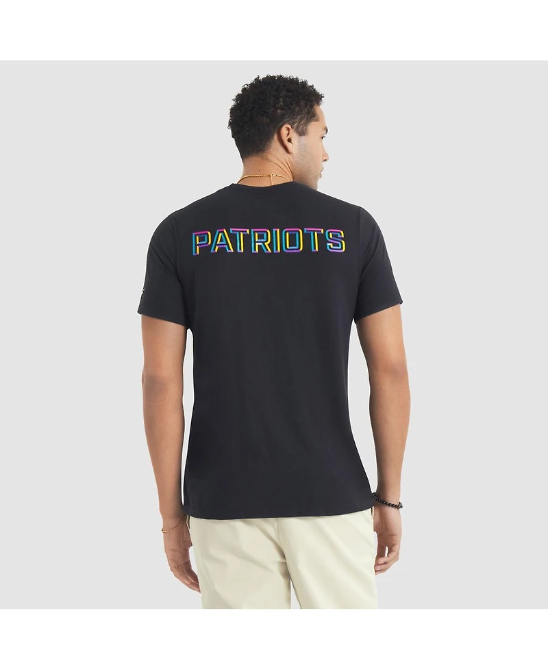 Nike Men's Black New England Patriots 2025 Nfl Crucial Catch Tri-Blend Dri-fit T-Shirt