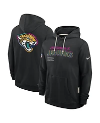 Nike Men's Black Jacksonville Jaguars 2025 Nfl Crucial Catch Sideline Standard Issue Dri-fit Hoodie