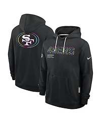 Nike Men's Black San Francisco 49ers 2025 Nfl Crucial Catch Sideline Standard Issue Dri-fit Hoodie