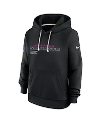 Nike Women's Black Seattle Seahawks 2025 Nfl Crucial Catch Sideline Standard Issue Dri-fit Hoodie