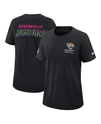 Nike Women's Black Jacksonville Jaguars 2025 Nfl Crucial Catch Tri-Blend Dri-fit T-Shirt