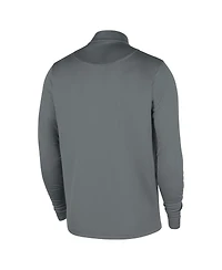 Nike Men's Silver San Antonio Spurs 2025/26 Authentic Coaches Quarter-Zip Dri-Fit Hoodie