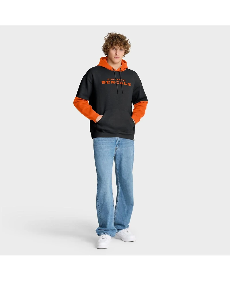 Fanatics Men's Black Cincinnati Bengals Helmet Pullover Hoodie