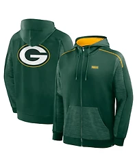 Fanatics Men's Green Bay Packers Checkdown Pass Full-Zip Hoodie