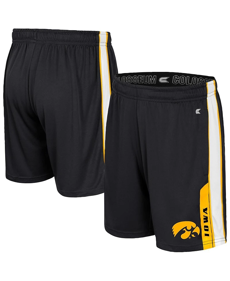Colosseum Big Boys and Girls Black Iowa Hawkeyes Gumbaldia Shorts