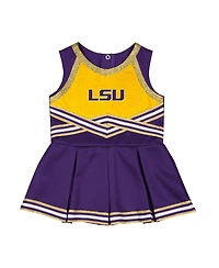 Colosseum Girls Baby Boys and Purple Lsu Tigers Lollipop Park Cheer Dress