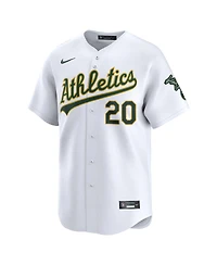 Nike Men's Zack Gelof White Athletics Home Limited Player Jersey