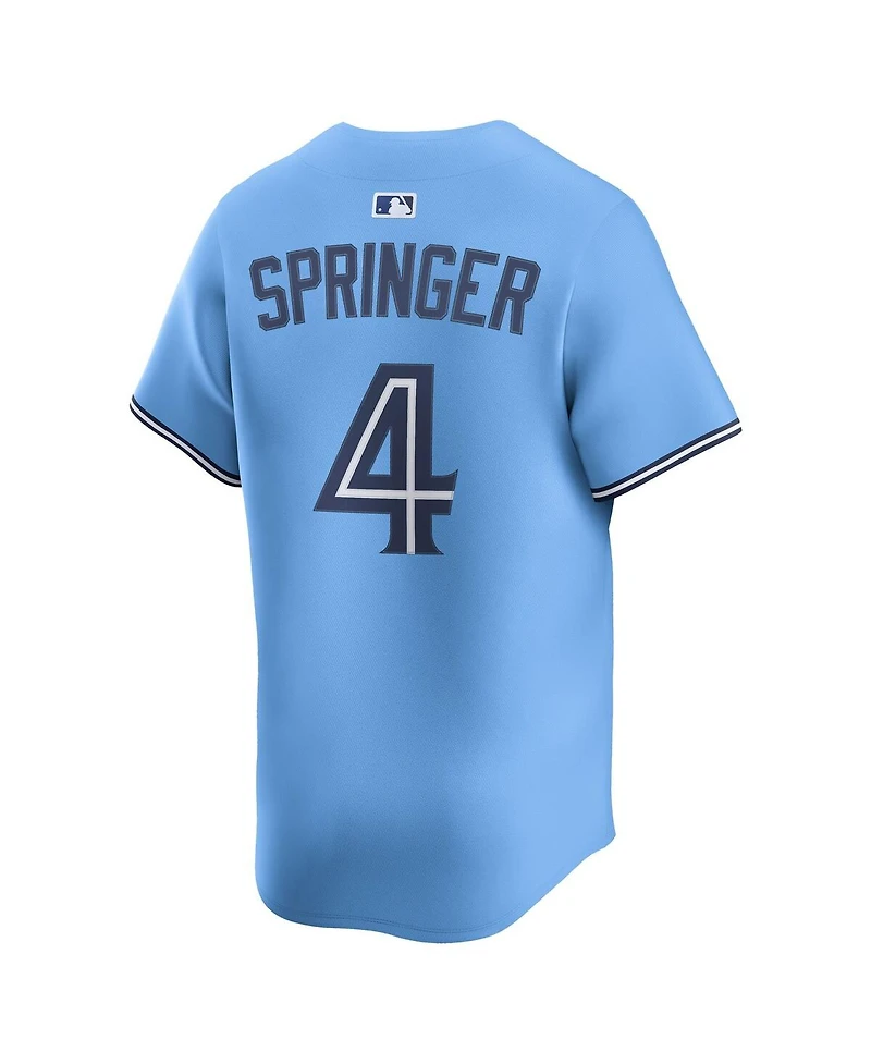 Nike Men's George Springer Powder Blue Toronto Jays Alternate 2 Limited Jersey