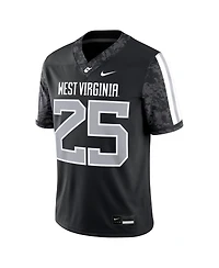 Nike Men's 25 Black West Virginia Mountaineers Alternate Game Jersey