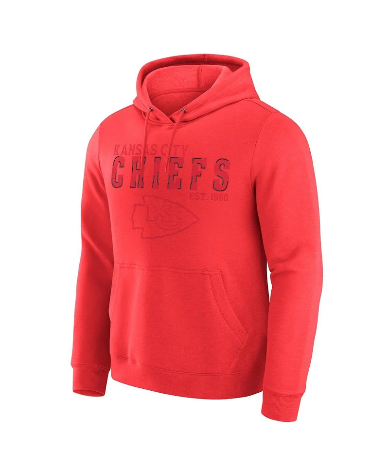 Darius Rucker Collection by Fanatics Men's Red Kansas City Chiefs Faded Hoodie