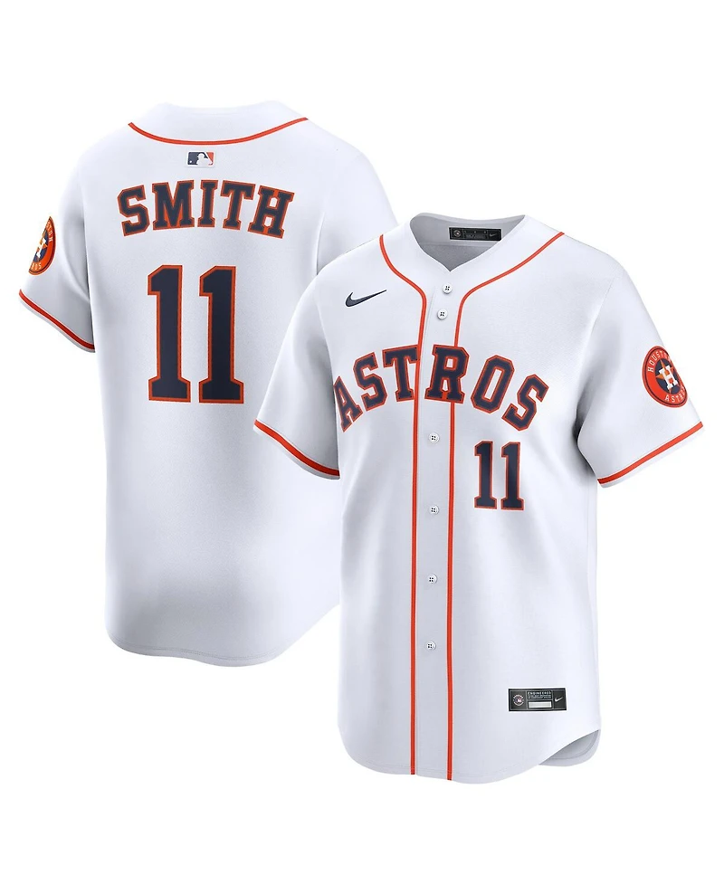 Nike Men's Cam Smith 11 White Houston Astros Home Limited Player Jersey