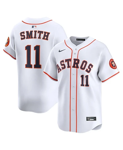 Nike Men's Cam Smith 11 White Houston Astros Home Limited Player Jersey