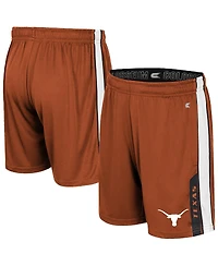 Colosseum Big Boys and Girls Texas Orange Longhorns Gumbaldia Shorts