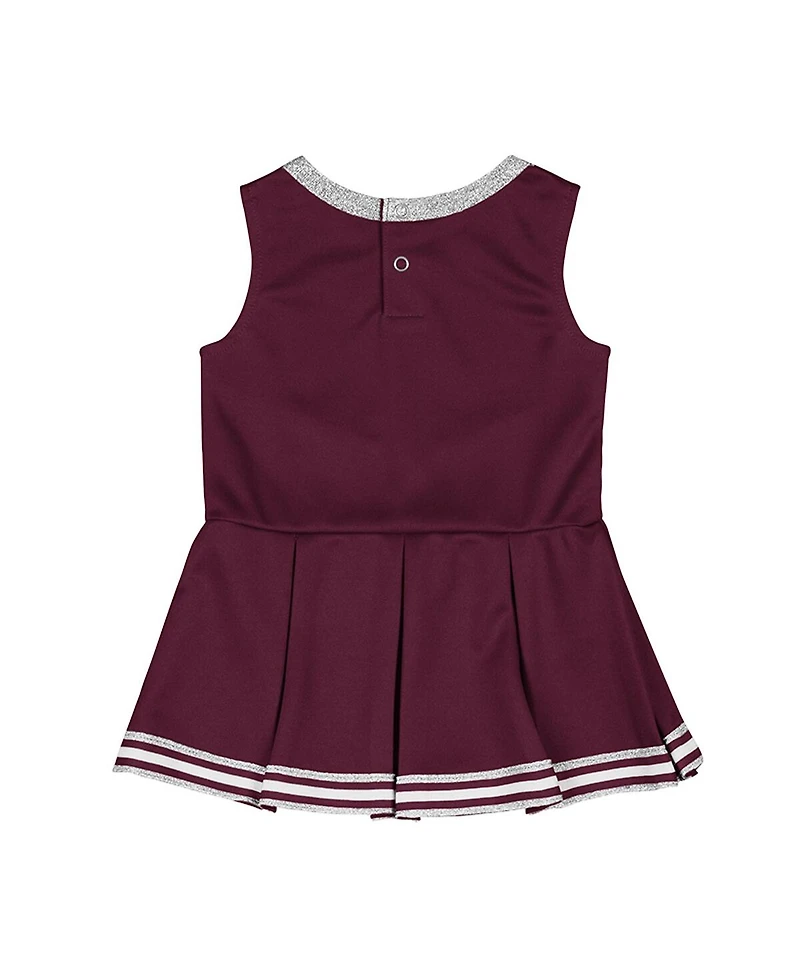 Colosseum Girls Baby Boys and Girls Maroon Texas A&M Aggies Lollipop Park Cheer Dress