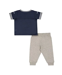 Colosseum Baby Boys and Girls Newborn 2-Piece Penn State Nittany Lions Nothing but the Hits Football Set